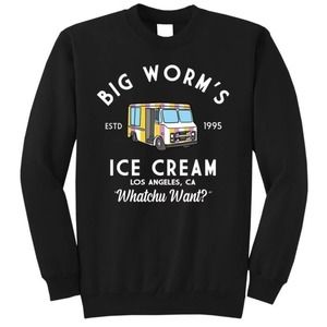 Big Worms Ice Cream Truck Retro 1995 Sweatshirt
